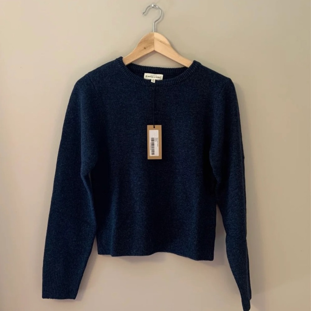 NWT Bridge & Burn Remy Navy Heather Sweater (XS)